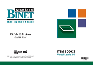 SB5 Virtual Item Book 3 (Verbal Subtest)